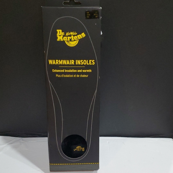 Dr. Martens Other - Dr. Martens WarmWair black faux fur Insoles size 12 men brand new